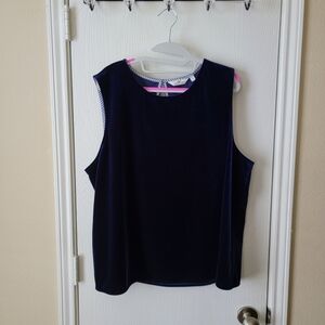Vineyard Vines Knit Velvet Shell Tank